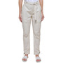 Women's High-Rise Belted Straight-Leg Cargo Pants