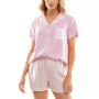 Women's 2-Pc. Notch-Collar Shorts Pajamas Set