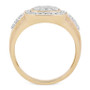 Men's Diamond Cluster Framed Ring (1 ct. t.w.) in 10k Gold