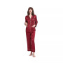 22 Momme Chic Trimmed Silk Pajama Set for Women