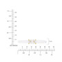 Cubic Zirconia & Enamel Stack Band in 14k Gold-Plated Sterling Silver