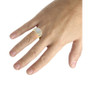 Men's Diamond Halo Cluster Ring (1-1/2 ct. t.w.) in 10k Gold