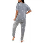 Women's Whisper Luxe Henley Top & Jogger Pants Pajama Set