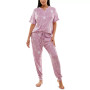 Women's Whisper Luxe Henley Top & Jogger Pants Pajama Set