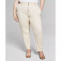 Plus Size Snap Closure High-Rise Tapered Pants, Created for Macy's