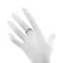 Diamond Split Shank Band (1/10 ct. t.w.) in Sterling Silver