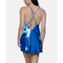 Women's Adrienne Printed Satin Chemise