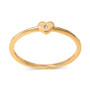 2-Pc. Set Pink & White Cubic Zirconia Heart Stack Rings in Gold-Plated Sterling Silver, Created for Macy's