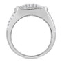 Men's Diamond Pavé Cluster Ring (2 ct. t.w.) in 10k White Gold