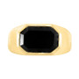 EFFY® Men's Onyx Ring in 14k Gold-Plated Sterling Silver
