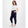 Women's Elastic-Waist Utility Pants