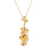 Nude Diamond Floral 18" Pendant Necklace (1/3 ct. t.w.) in 14k Gold