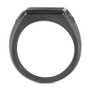 EFFY® Men's Onyx and Black Spinel Statement Ring in Black Rhodium-Plated Sterling Silver