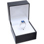 Cubic Zirconia Blue Statement Ring in Sterling Silver
