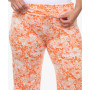 Plus Size Floral Paisley Palazzo Pants