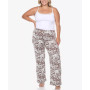 Plus Size Floral Paisley Palazzo Pants