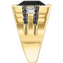 EFFY® Men's Onyx & Diamond Ring (3/4 ct. t.w.) in 14k Gold