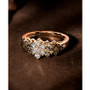 Chocolate Ombré Diamond Cluster Ring (1 ct. t.w.) in 14k Rose Gold, White Gold or Yellow Gold