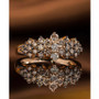 Chocolate Ombré Diamond Cluster Ring (1 ct. t.w.) in 14k Rose Gold, White Gold or Yellow Gold