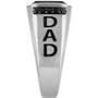 Men's Onyx & Black Spinel DAD Ring, Created for Macy's