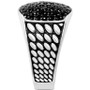 EFFY® Men's Black Spinel Cluster Ring in Sterling Silver