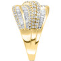 EFFY® Diamond Multirow Statement Ring (1-1/2 ct. t.w.) in 14k Gold