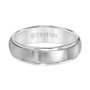 Men's Titanium Ring, Comfort Fit Wedding Band (6mm)