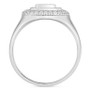 Men's Diamond Concentric Cluster Ring (1 ct. t.w.) in 10k Gold