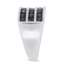 Men's Black Diamond Triple Row Ring (2 ct. t.w.) in Sterling Silver