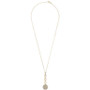 Diamond Circle Cluster Pendant Necklace (3/4 ct. t.w.) in 14k Gold, 16" + 4" extender, Created for Macy's