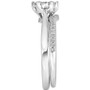 Diamond Cluster Bridal Set (1/2 ct. t.w.) in 14k White Gold