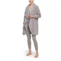 Women's Rib Knit Cuff Open Front with Cascading Cardigan