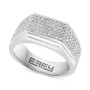 EFFY® Men's Diamond Pavé Cluster Ring (5/8 ct. t.w.) in Sterling Silver