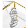 Diamond Three-Stone Ring(1/2 ct. t.w.) in 14k White or Yellow Gold