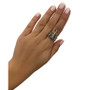 Diamond (2 ct. t.w.) & Passion Ruby Accent Elephant Ring in 14k Gold