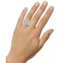 Diamond Wide Cluster Statement Ring (3 ct. t.w.) in 10k White Gold