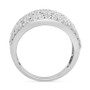 Diamond Wide Cluster Statement Ring (3 ct. t.w.) in 10k White Gold