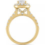 Diamond Halo Bridal Set (2 ct. t.w.) in 14k White or Yellow Gold