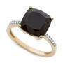 Onyx (1-1/6 ct. t.w.) and Diamond Accent Ring in 14k Gold