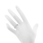 Diamond Link Band Ring (1/10 ct. t.w.) in Sterling Silver