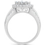 Diamond 3-Pc. Halo Cluster Bridal Set (2-3/4 ct. t.w.) in 14k White Gold