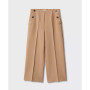 Women's Cropped Button Pants