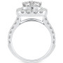 Diamond Halo Bridal Set (3 ct. t.w.) in 14k White Gold