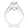 Diamond Princess Quad Engagement Ring (2 ct. t.w.) in 14k White Gold