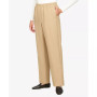 Plus Size Classic Pull-On Straight-Leg Short Length Pants