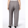 Plus Size Classic Pull-On Straight-Leg Short Length Pants