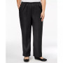 Plus Size Classic Pull-On Straight-Leg Short Length Pants