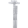 Diamond Pear-Cut Halo Bridal Set (1 ct. t.w.) in 14k White Gold