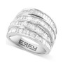 EFFY® Diamond Baguette Multirow Statement Ring (1-1/2 ct. t.w.) in 14k White Gold