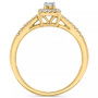 Diamond Halo Bridal Set (1/3 ct. t.w.) in 14k White, Yellow or Rose Gold